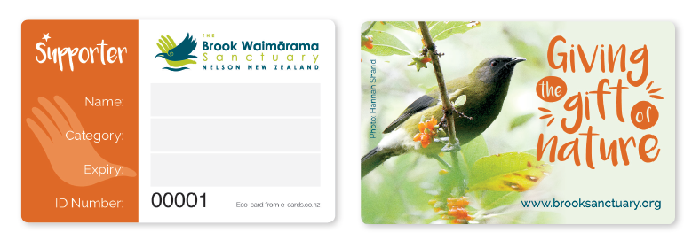 Sanctuary Supporter Card both sides