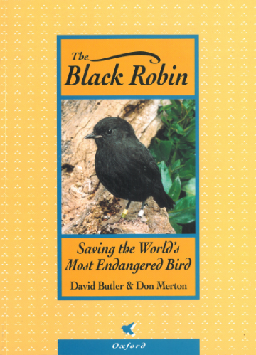 Books for sale; Black Robin; birds; Brook Sanctuary