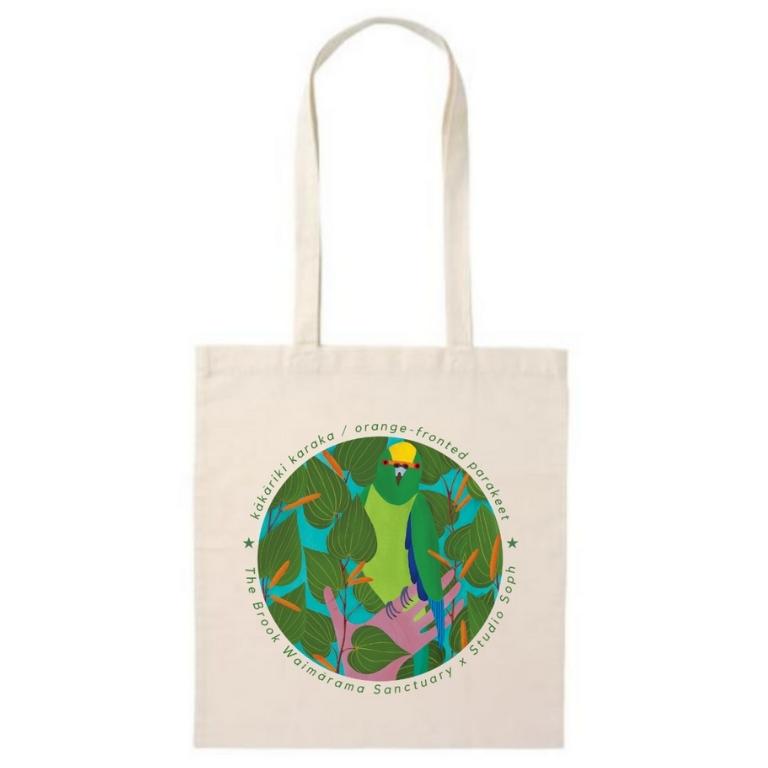 Kākāriki tote bag