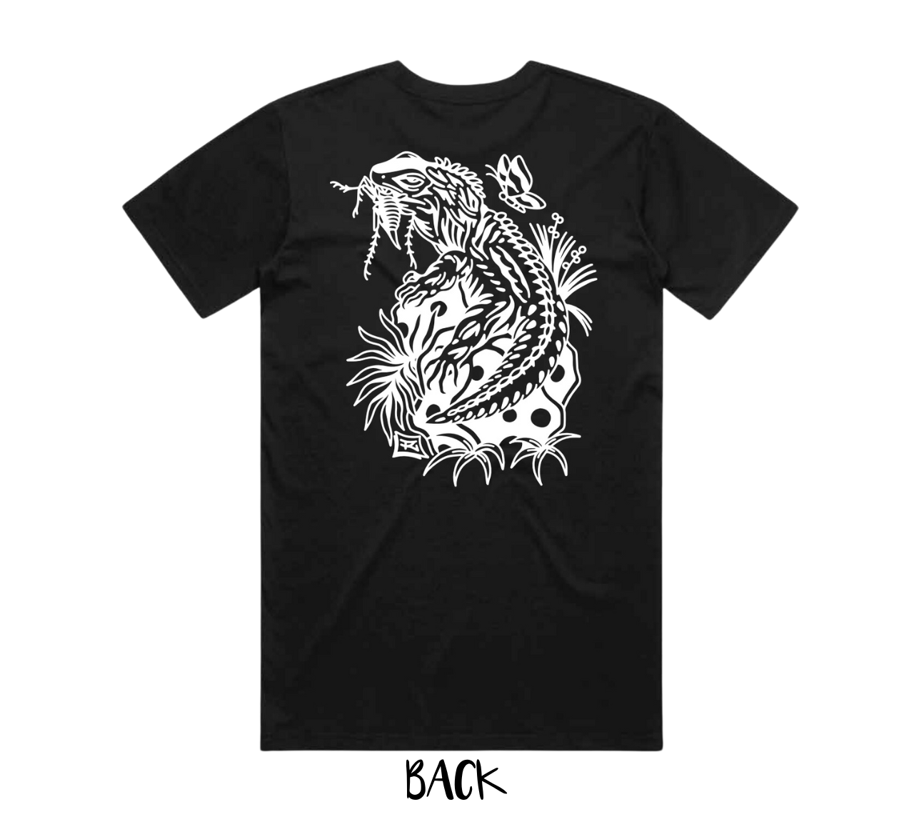 Kids size tuatara t-shirts (black only)